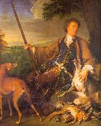 Francois Desportes Self Portrait in Hunting Dress Germany oil painting artist